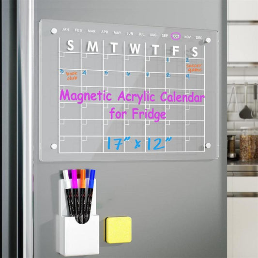 Magnetic Refrigerator Monthly Planner